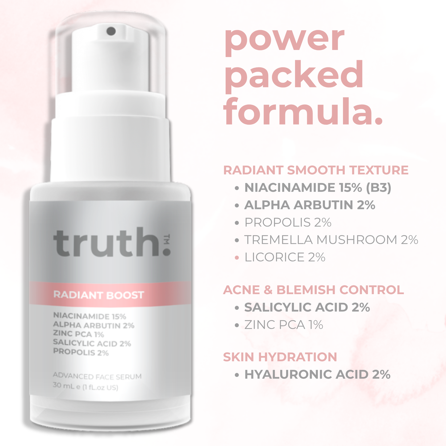 RADIANT BOOST - truth skin & hair care