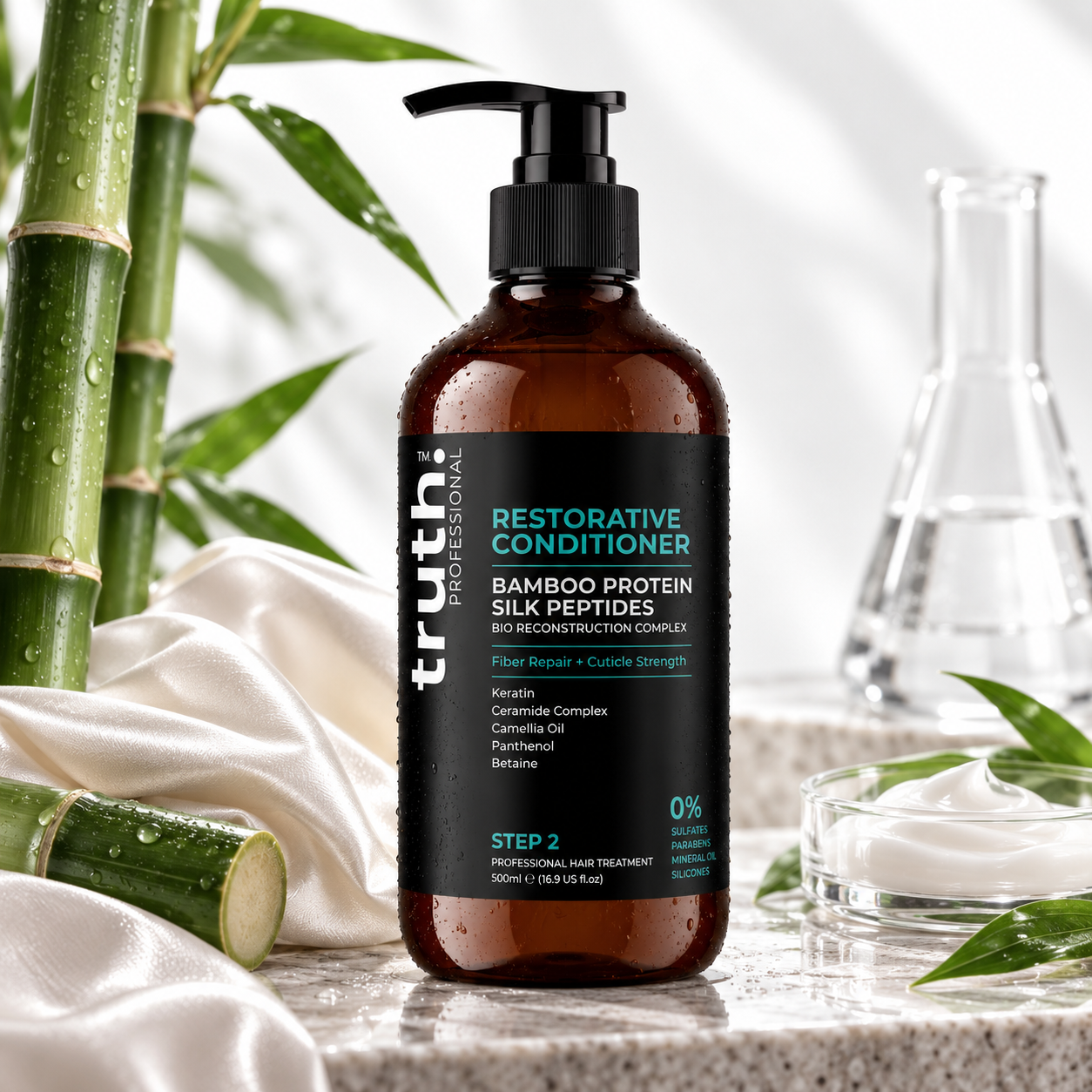 RESTORATIVE CONDITIONER BAMBOO PROTEINS & SILK PEPTIDES