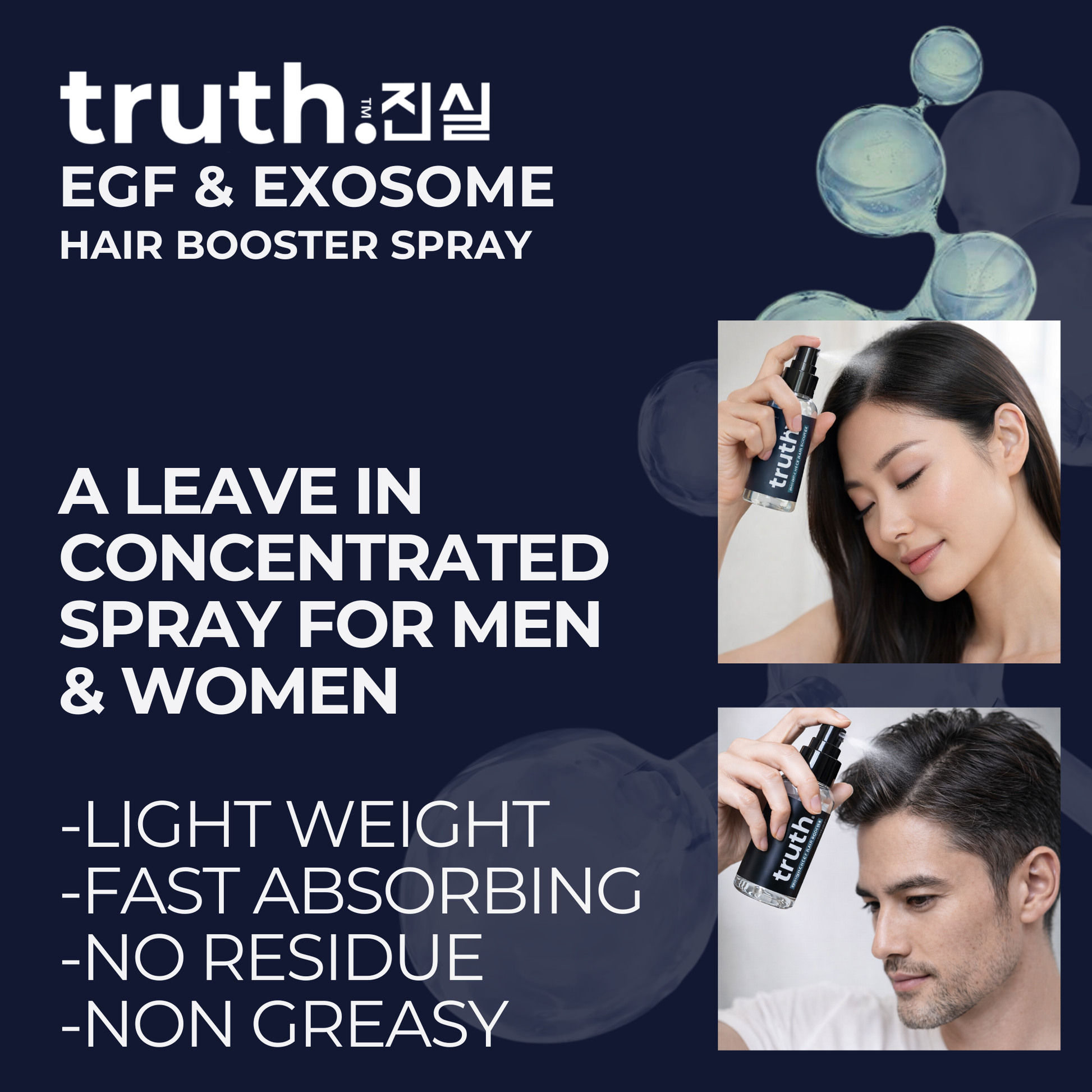 EXOSOME + EGF HAIR BOOSTER - truth skin & hair care