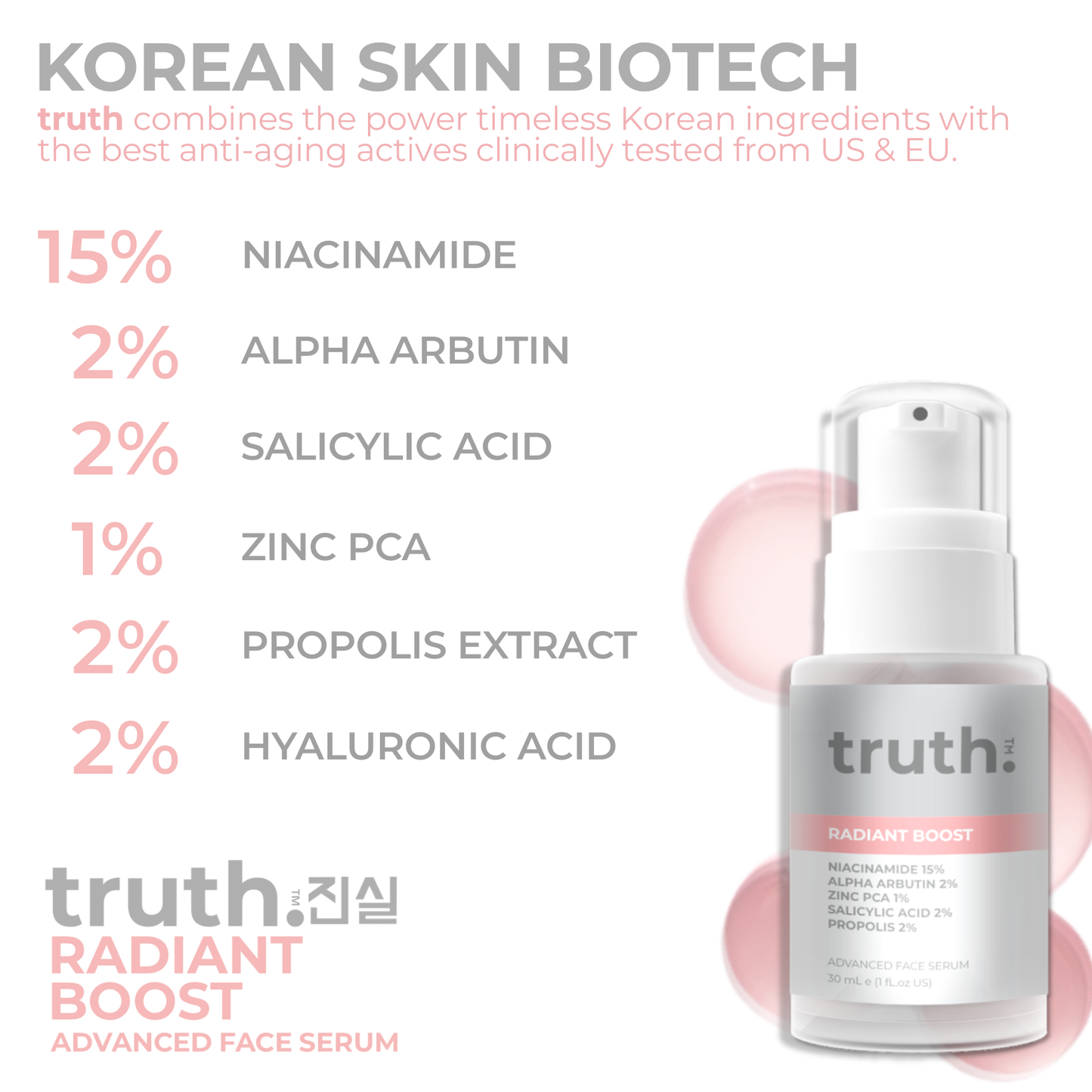 RADIANT BOOST - truth skin & hair care