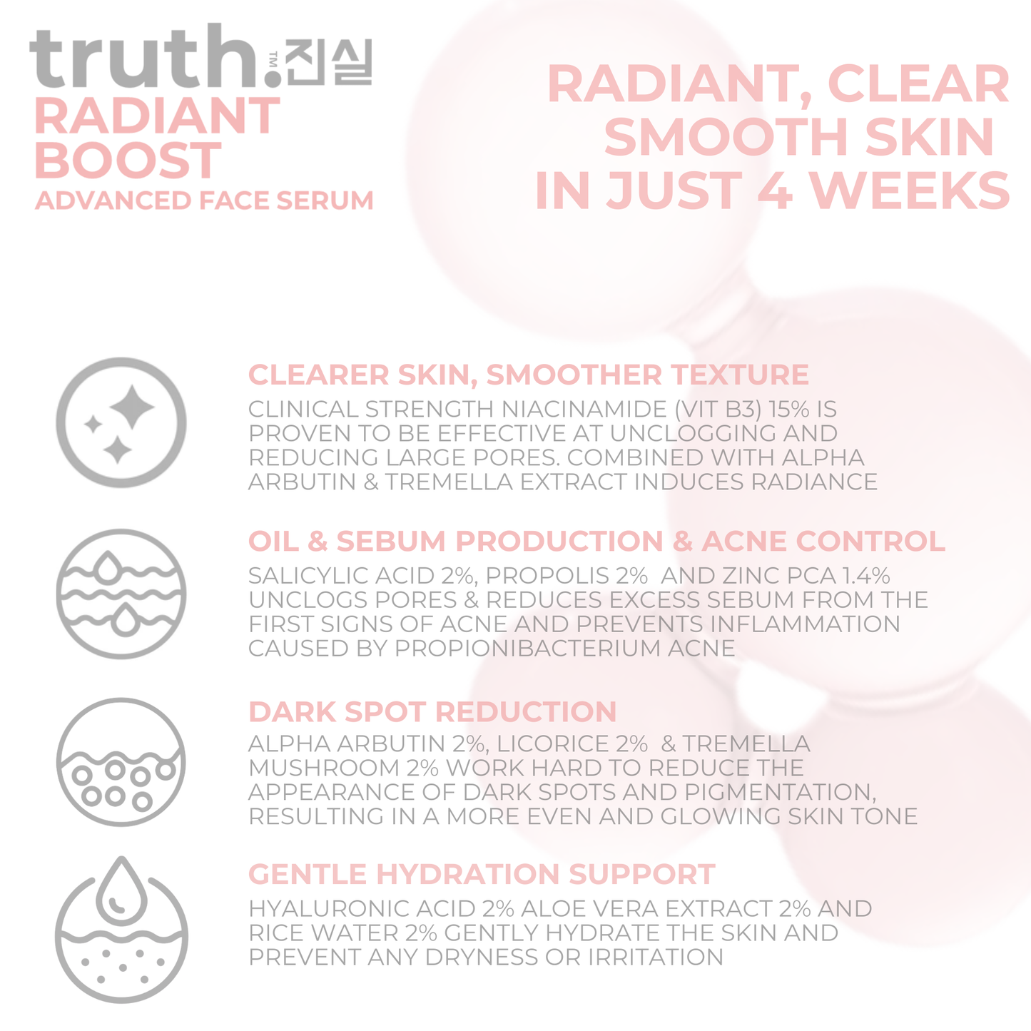 RADIANT BOOST - truth skin & hair care