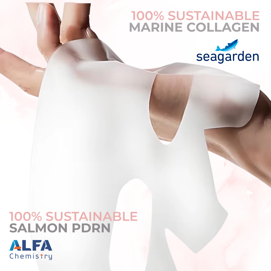 Collagen Mask with PDRN and Exosomes. 3ct.  3% Salmon PDRN + 10% Bio Exosomes + 5% Collagen